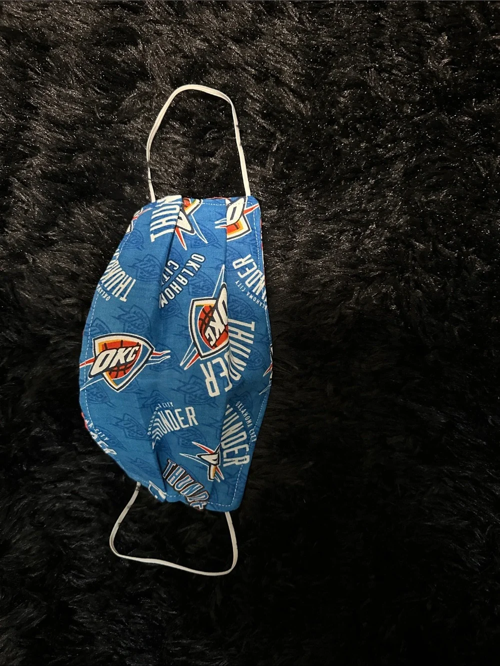 Oklahoma City Thunder unisex Adult/Youth Face Mask - Blue